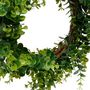 Voir la diapositive 2 : ATMOSPHERA Couronne d'Eucalyptus Artificiel  Walker  41cm Vert