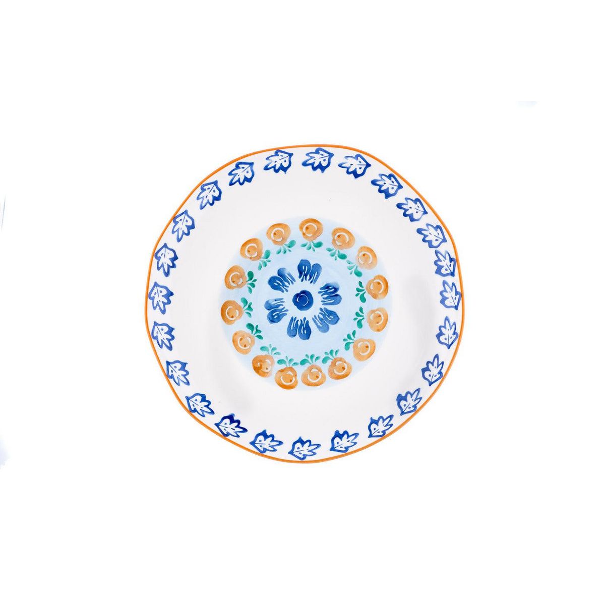 BJORN Assiette NAPOLI Ø27cm - 4 pièces - Agrume