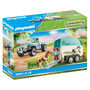Voir la diapositive 1 : PLAYMOBIL 70511 - Country Voiture et Van pour poney 
