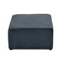 Voir la diapositive 4 : BEST MOBILIER Topaze - pouf - en velours côtelé plat