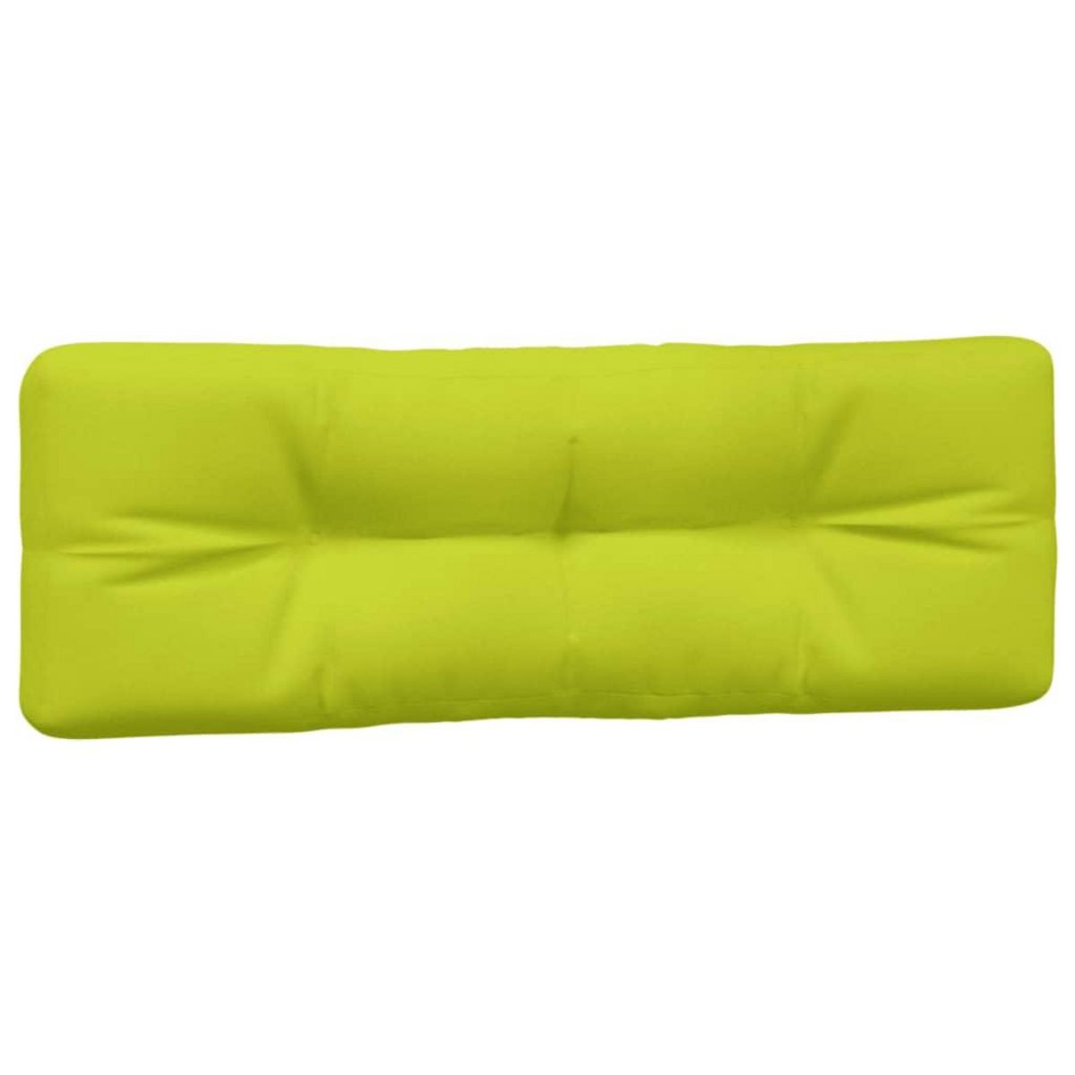 VIDAXL Coussins de palette lot de 5 vert vif tissu