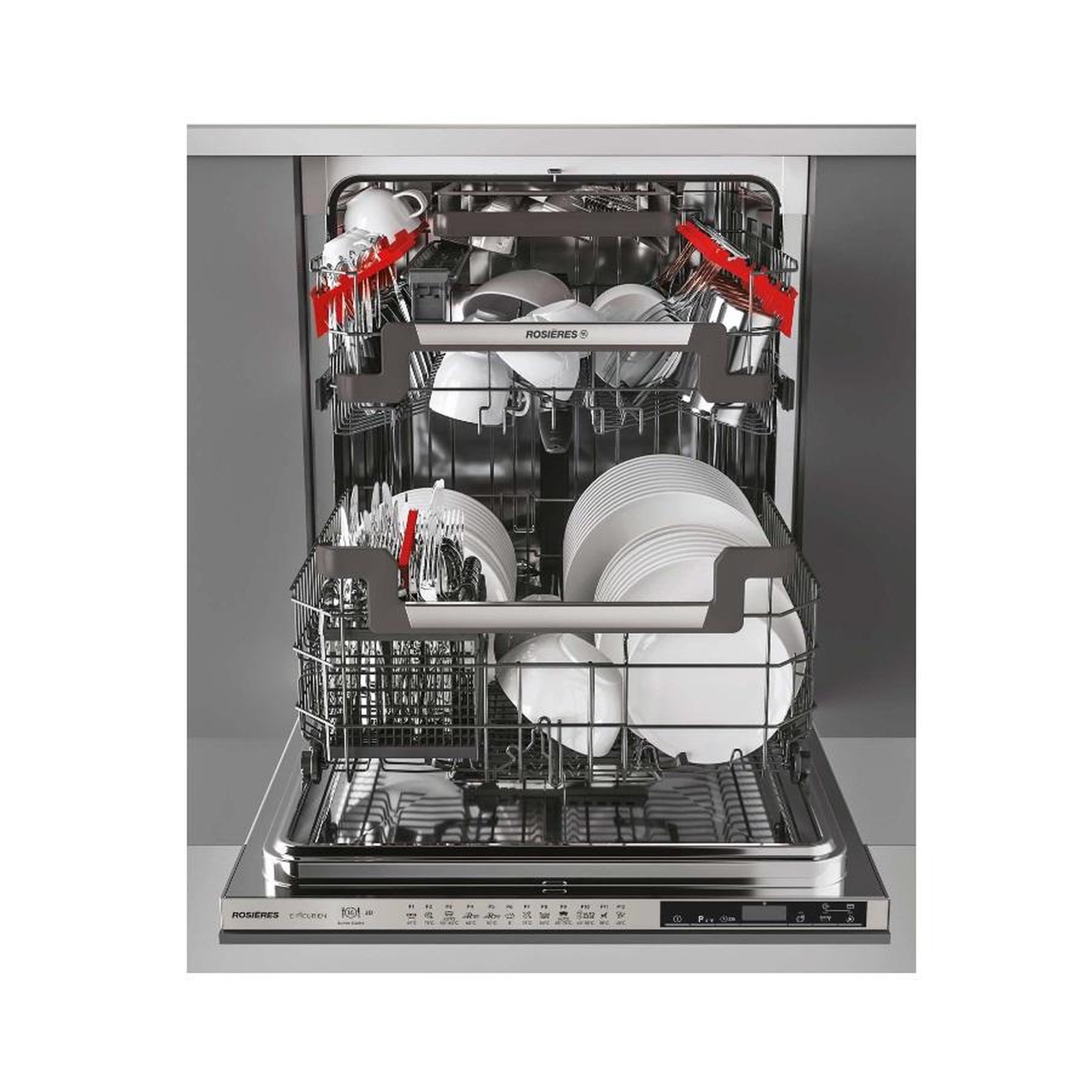 Voir la diapositive 3 : Rosieres Lave-vaisselle 60cm 16 couverts 43db tout intégrable - rdin4s622ps-47