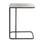 Voir la diapositive 2 : Paris Prix Table d'Appoint Design  Galia  62cm Argent & Noir