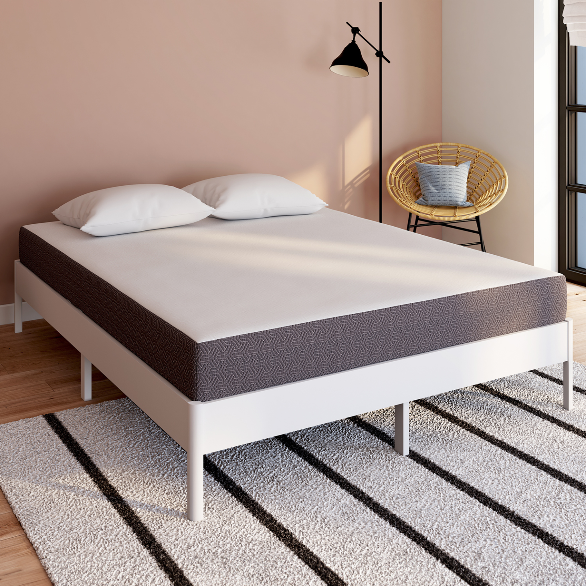 Voir la diapositive 2 : ID MARKET Matelas 160 x 200 cm à mémoire de forme stella épaisseur 20 cm