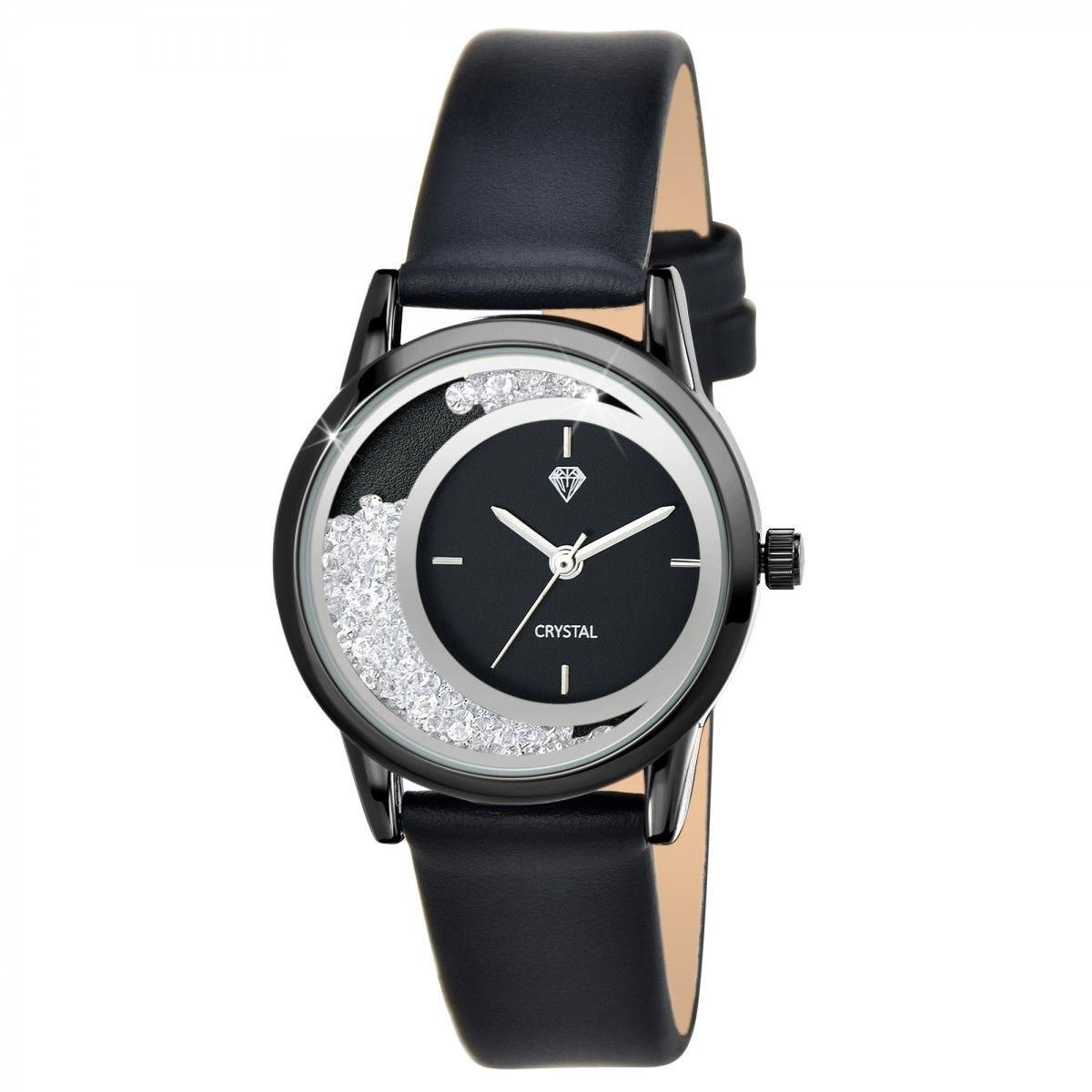 SC CRYSTAL Montre Lynn élégante ornée de Cristaux scintillants par SC Crystal