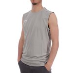 HUNGARIA Débardeur Gris aux Bandes Vertes Homme Hungaria Training Pro Sleveless. Coloris disponibles : Noir