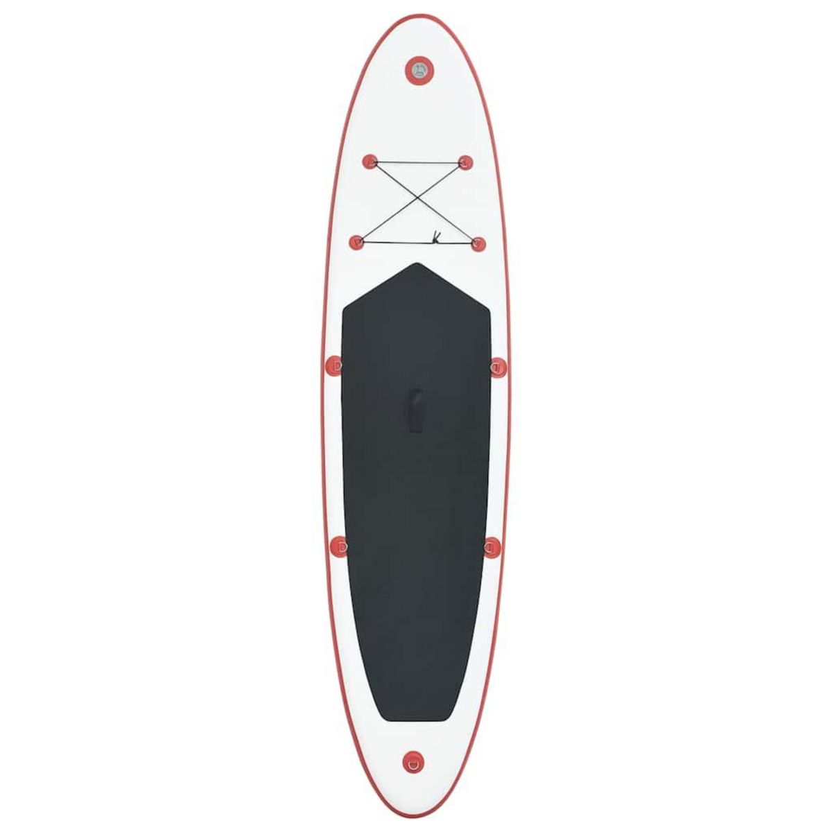 VIDAXL Ensemble de planches SUP gonflables Rouge et blanc