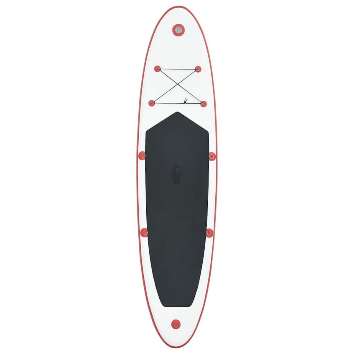 VIDAXL Ensemble de planches SUP gonflables Rouge et blanc