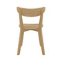 Voir la diapositive 3 : MAISON PAVANE Lot de 2 chaises en bois clair-Tabata