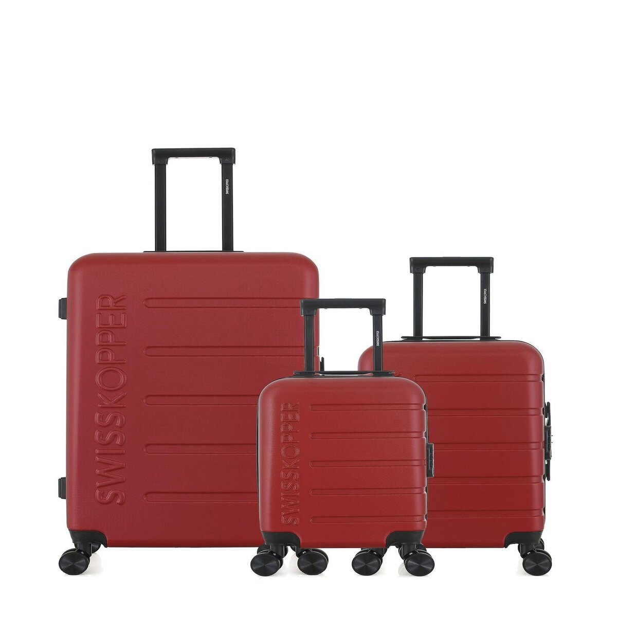 SWISS KOPPER SWISS KOPPER - LOT DE 3 - Valises grand format, cabine et cabine XXS AIGLE