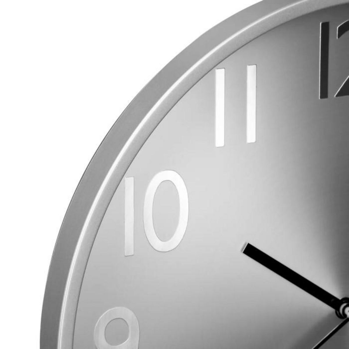 ATMOSPHERA Pendule Murale  Métallik  30cm Argent