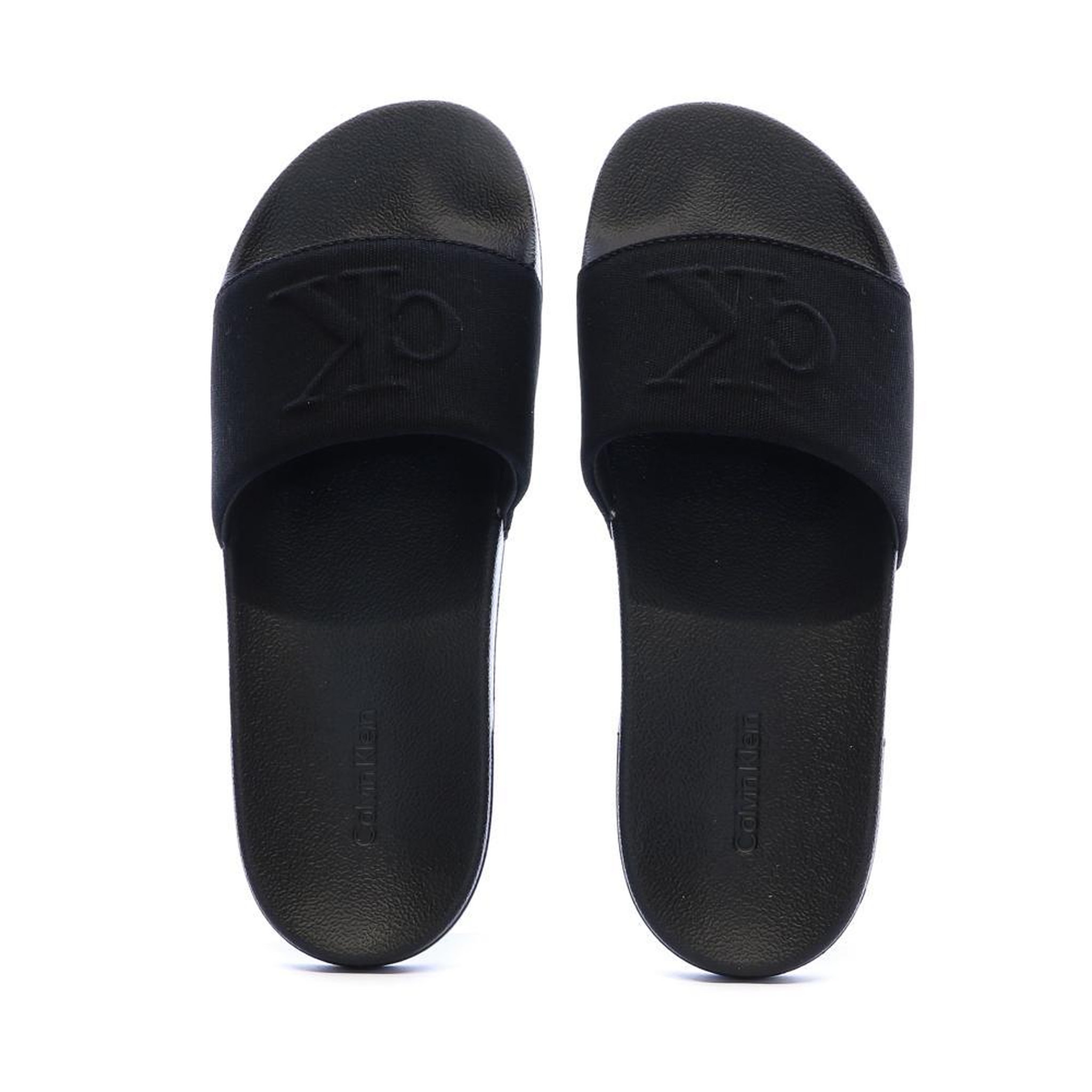Voir la diapositive 4 : CALVIN KLEIN JEANS Claquettes Noires Homme Calvin Klein Jeans Slide