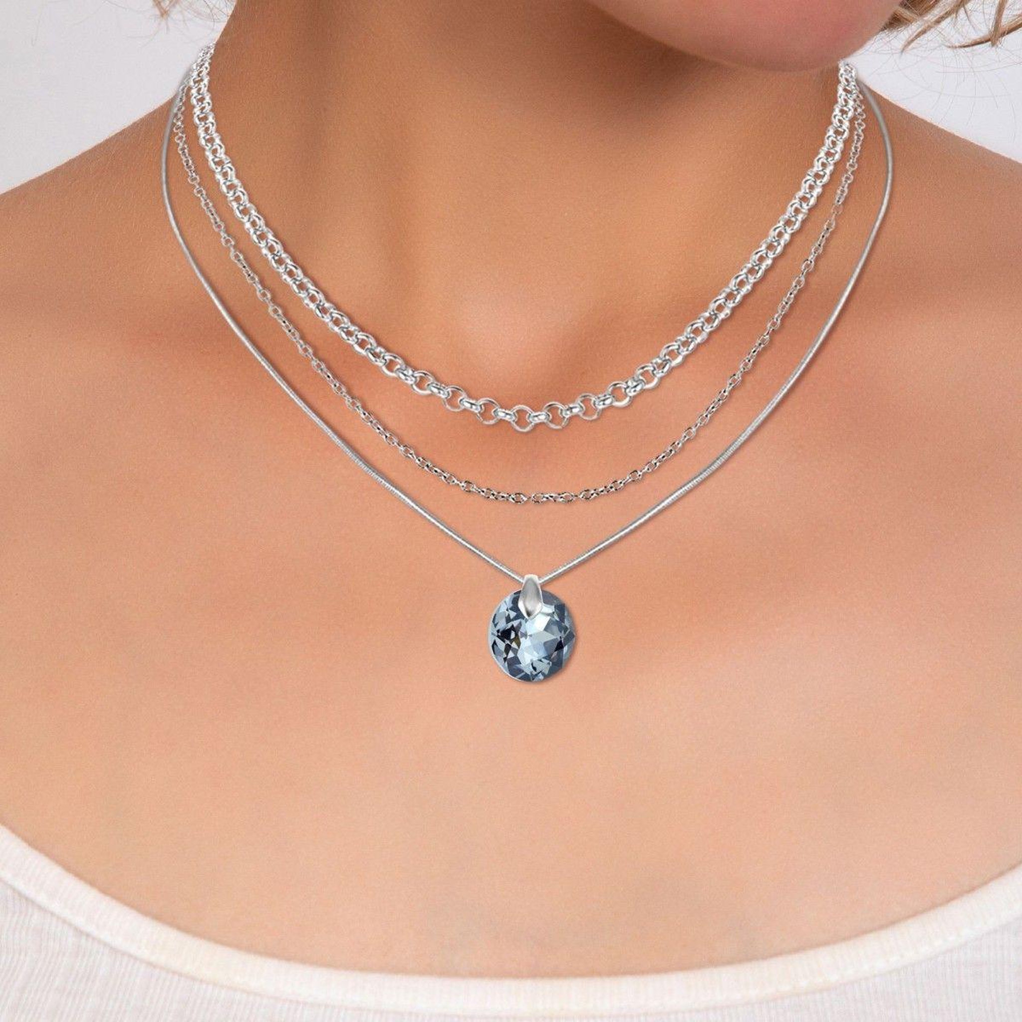 Voir la diapositive 2 : SC CRYSTAL Set de 3 colliers par SC Crystal®