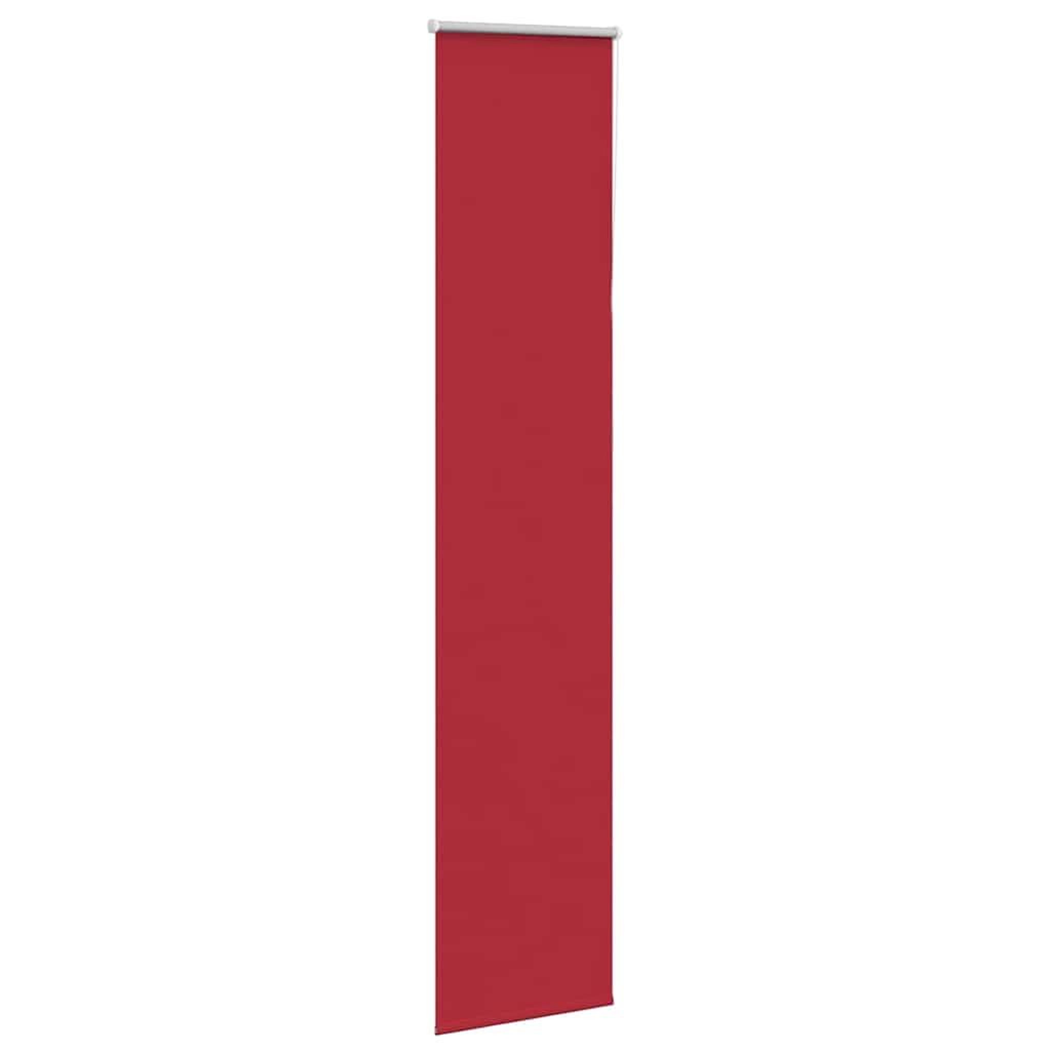 Voir la diapositive 3 : VIDAXL Store enrouleur occultant rouge largeur du tissu 35,7 cm