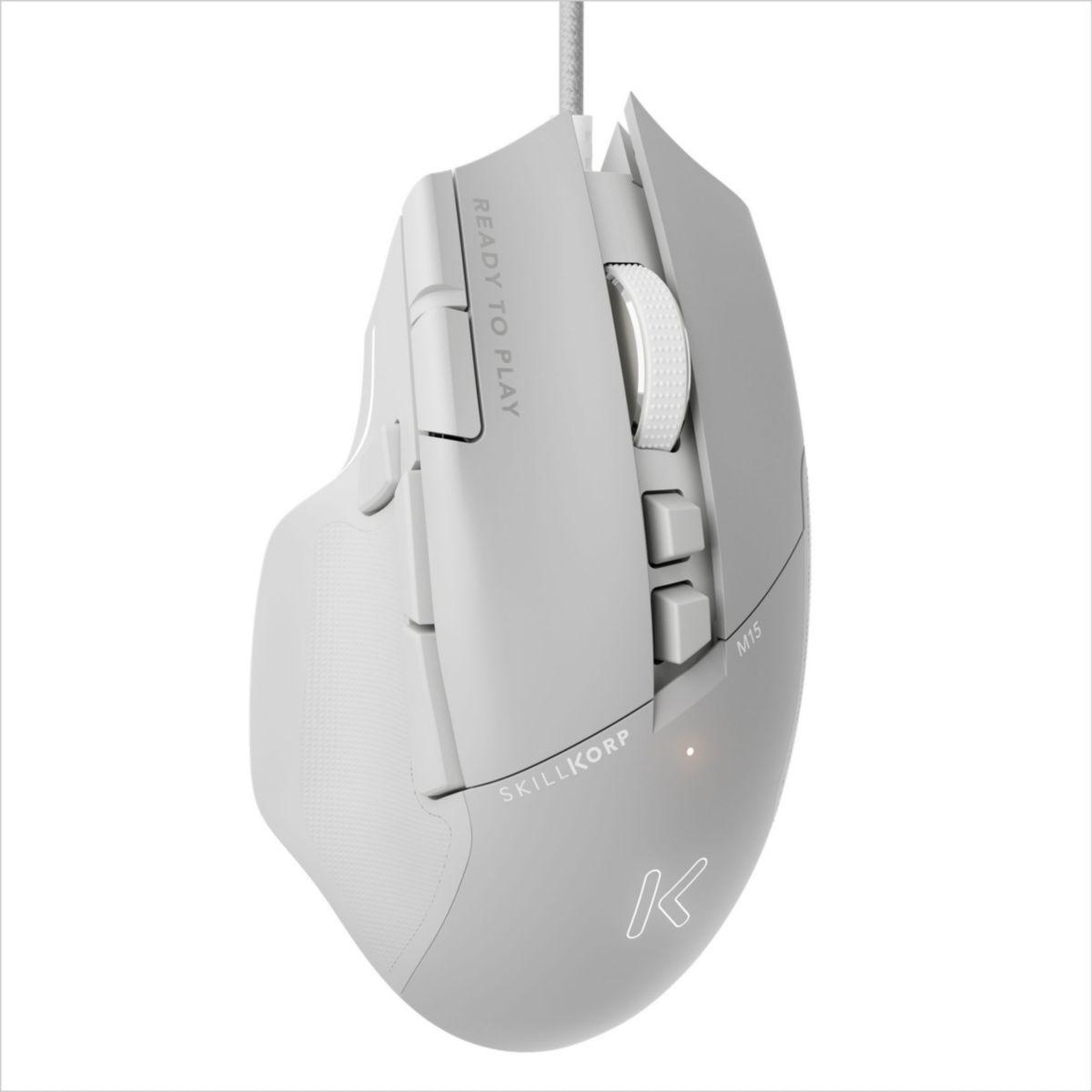 Voir la diapositive 1 : SKILLKORP Souris gamer filaire m15 blanche v2 progress