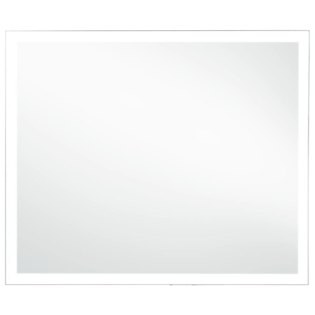 VIDAXL Miroir mural a LED pour salle de bains 60x50 cm