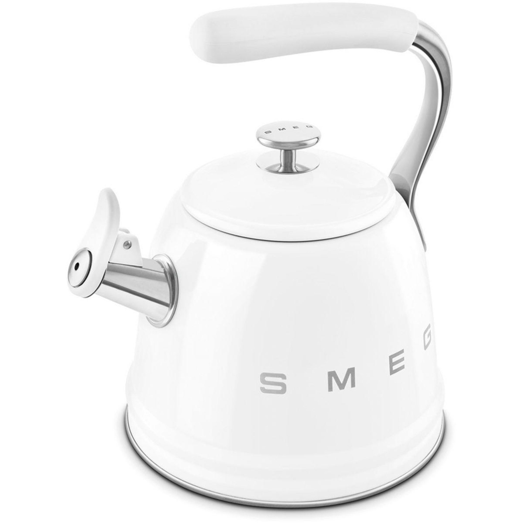 Voir la diapositive 5 : SMEG Bouilloire sifflante 2.3l blanc