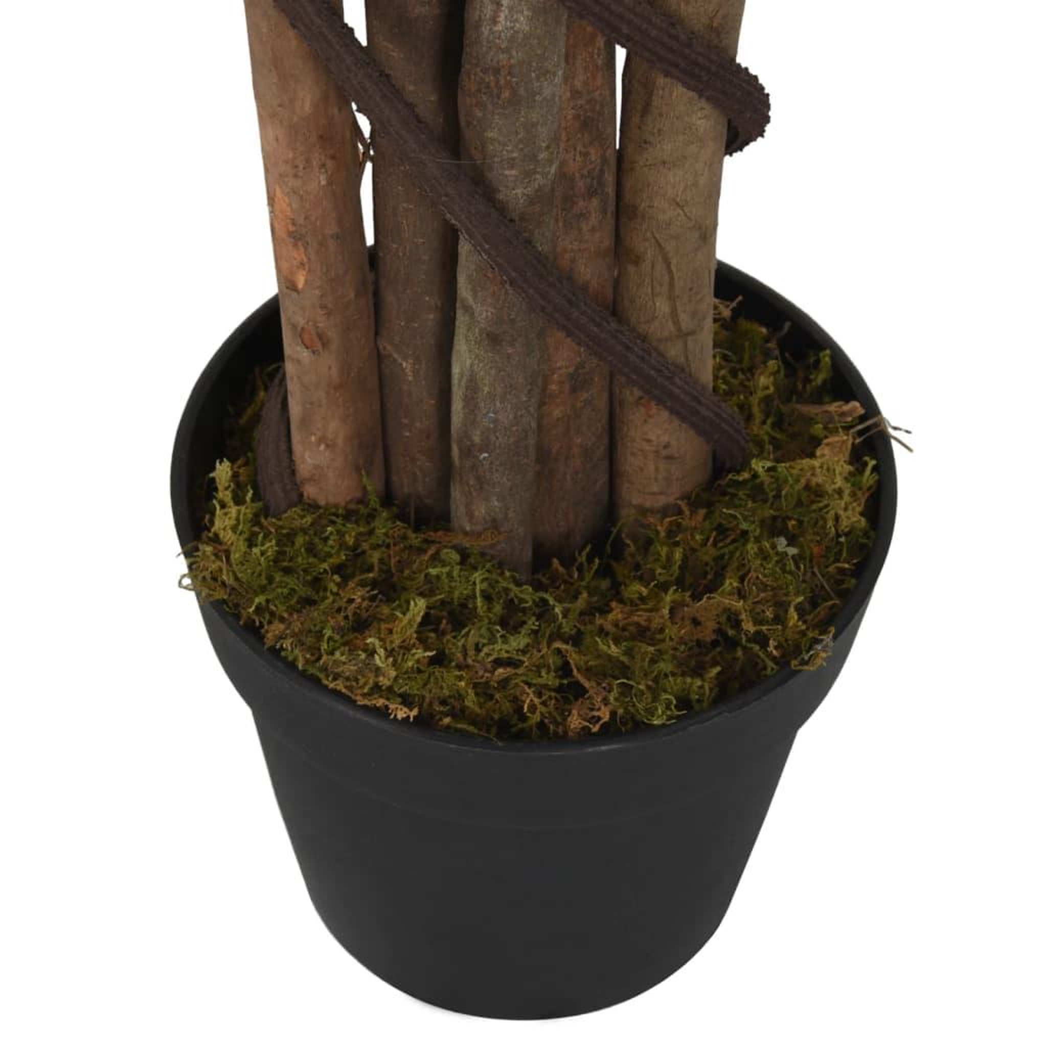 Voir la diapositive 4 : VIDAXL Ficus lyrata artificiel 232 feuilles 180 cm vert