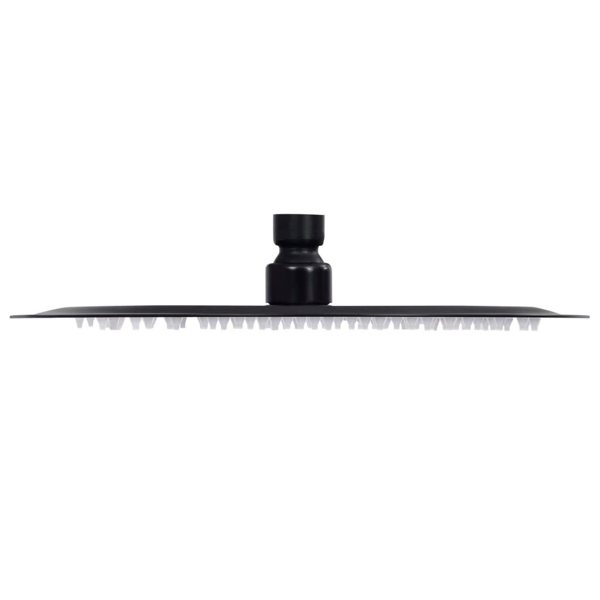 Voir la diapositive 3 : VIDAXL Pomme de douche pluie Acier inoxydable 25 cm Ronde Noir