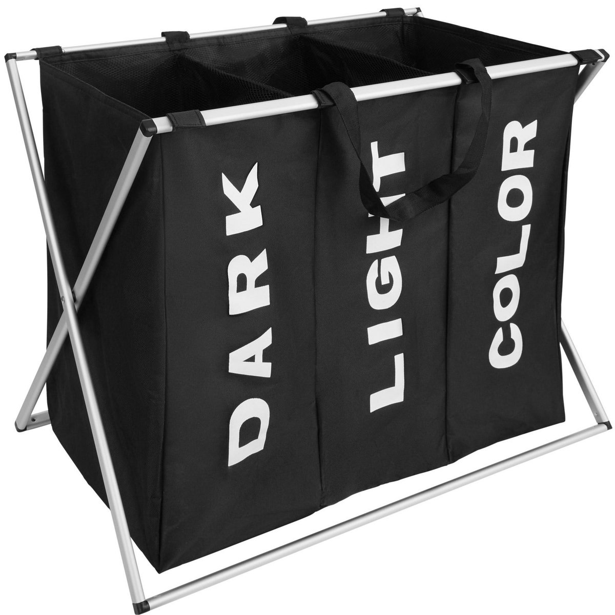 tectake Panier à linge triple