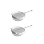 Fackelmann Ensemble de 2 Passoires en plastique 17 cm de diamètre Fackelmann Arcadalina