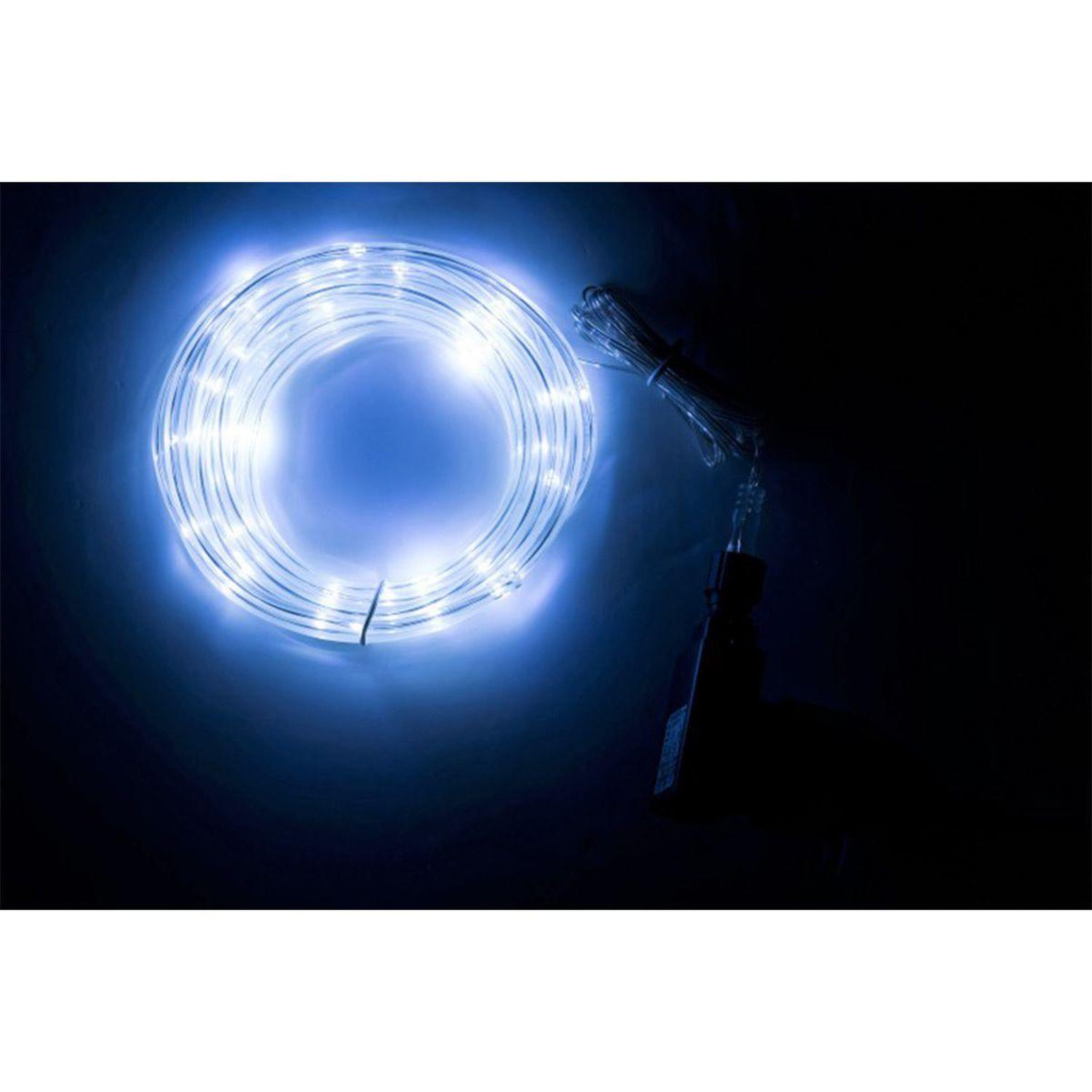 Voir la diapositive 6 : J-LINE Guirlande lumineuse déco  garla  15cm blanc