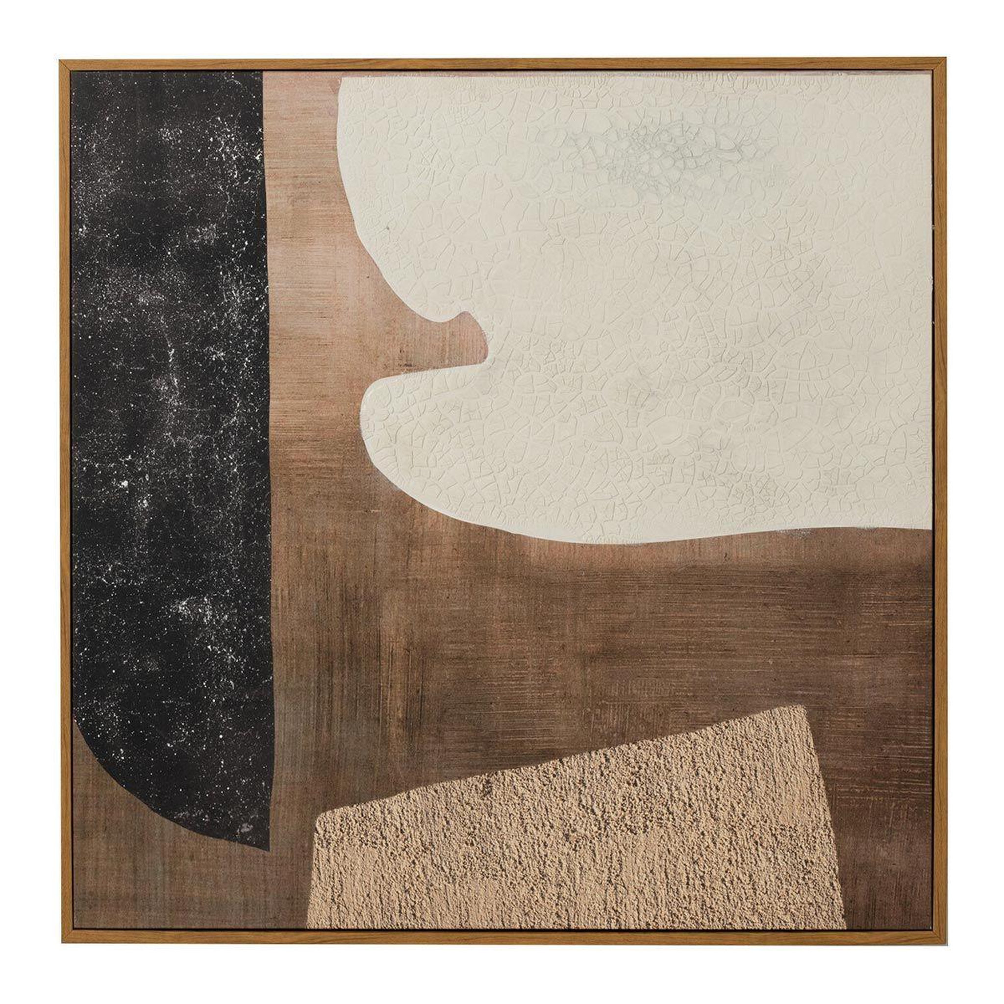 J-LINE Tableau déco  taches  79x79cm multicolore