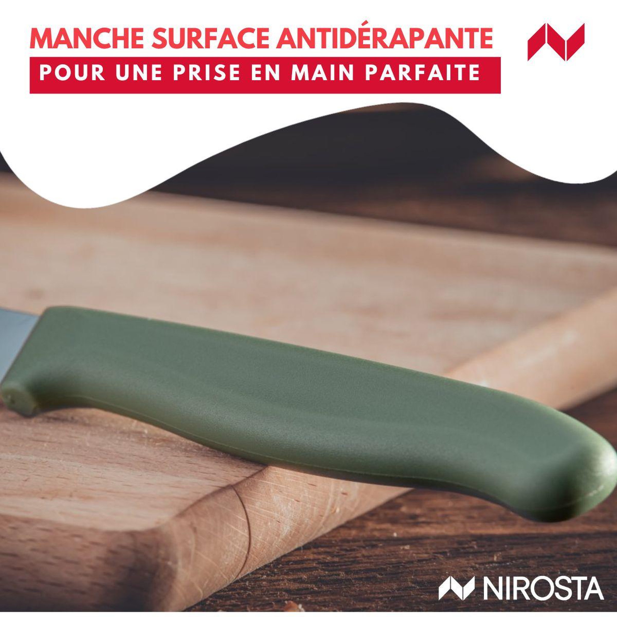 Voir la diapositive 6 : NIROSTA Couteau d'office universel 22,5 cm Nirosta Elemental