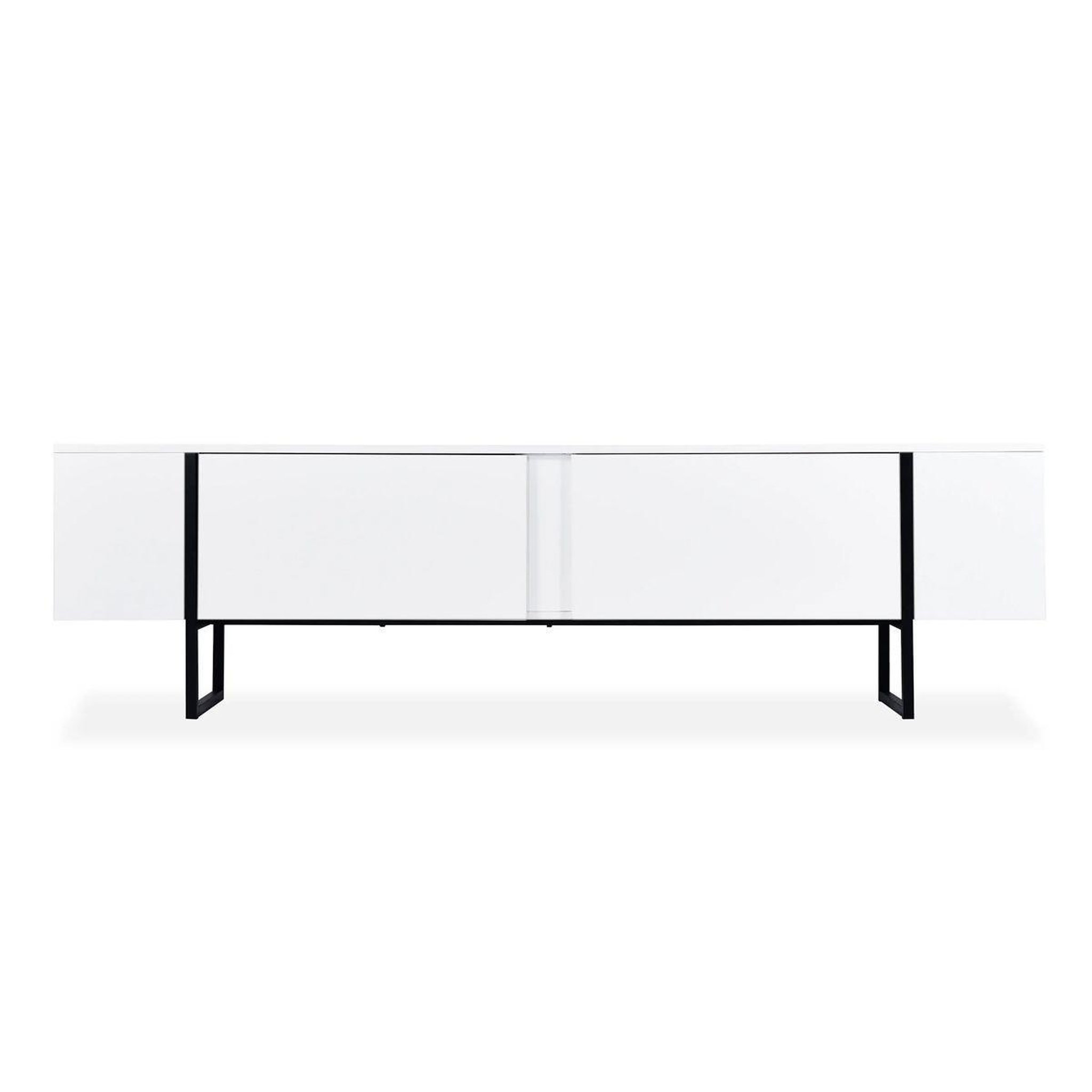 Paris Prix Meuble tv 2 portes  valentin  180cm blanc & noir