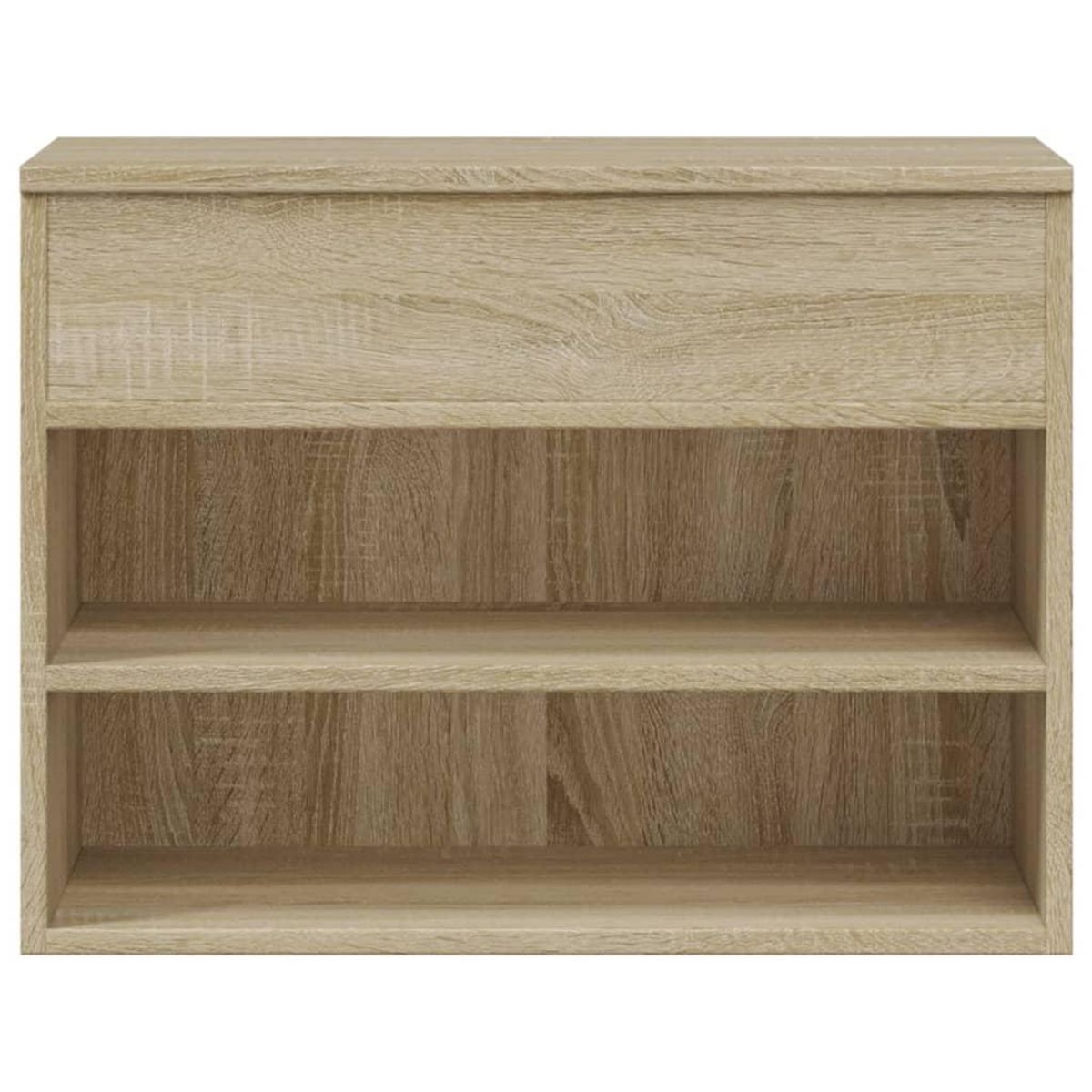 VIDAXL Banc a chaussures Chene sonoma 60x30x45 cm Bois d'ingenierie