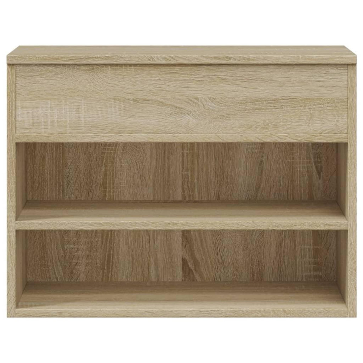 VIDAXL Banc a chaussures Chene sonoma 60x30x45 cm Bois d'ingenierie