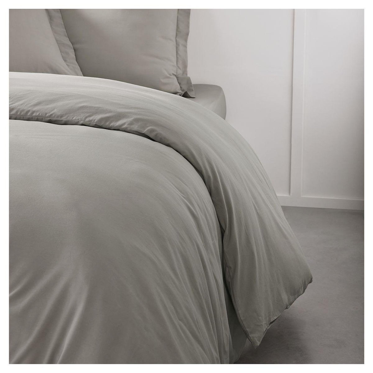 TODAY Housse de Couette unie en Coton 57 fils