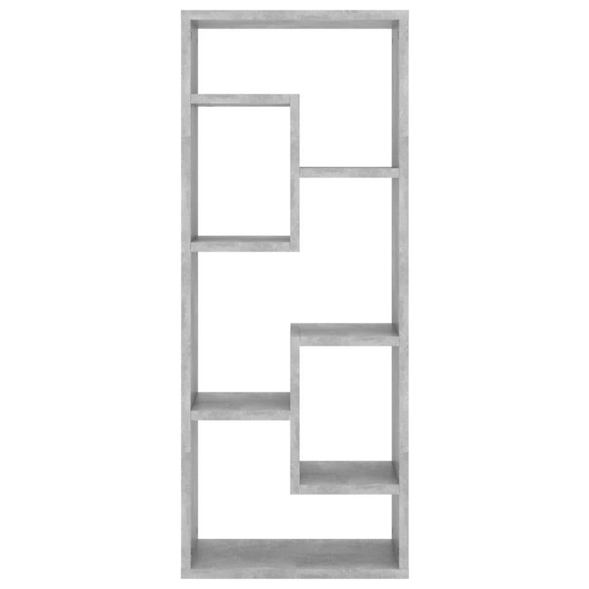 VIDAXL Etagere murale Gris beton 36x16x90 cm Bois d'ingenierie