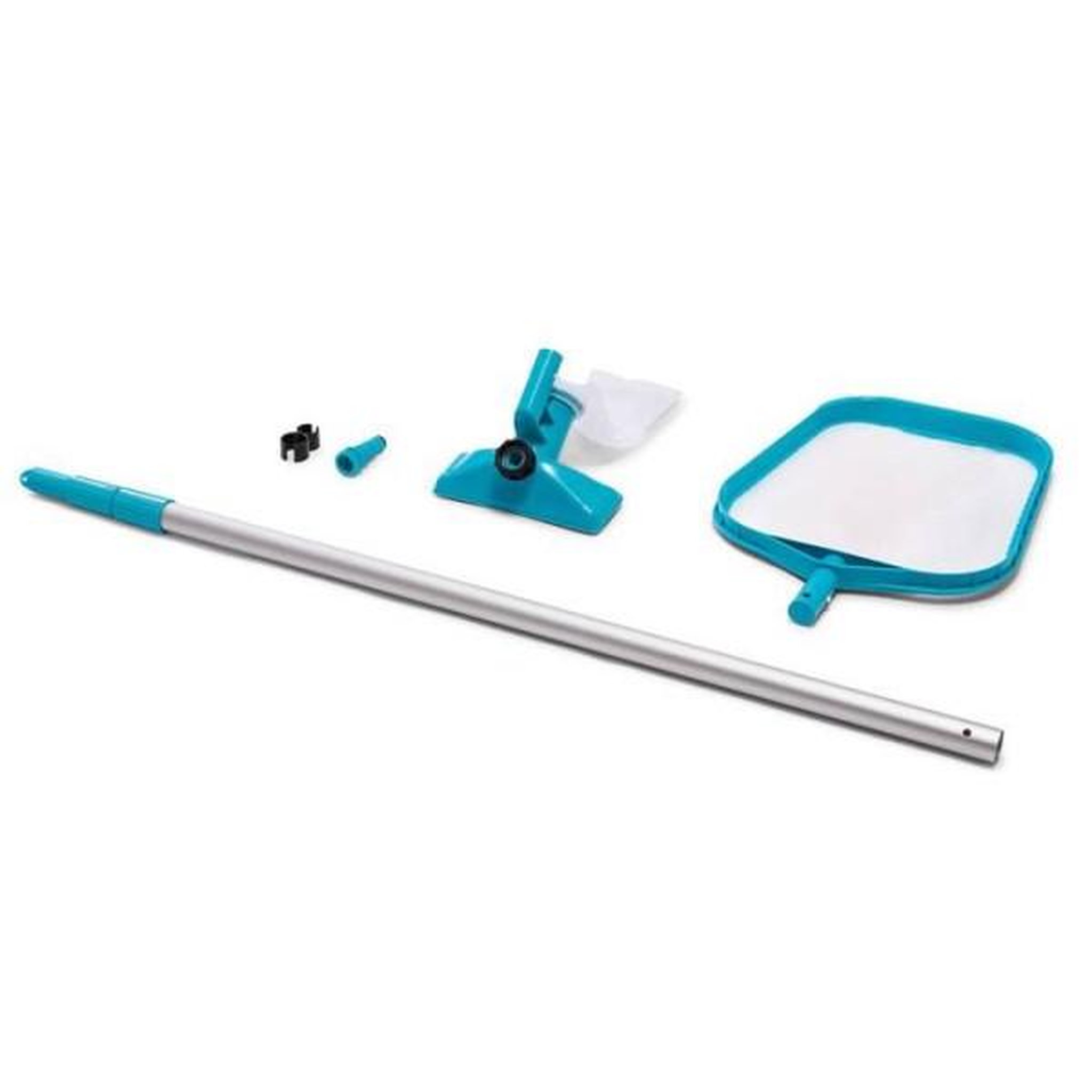 Voir la diapositive 2 : INTEX Kit d Entretien Piscines - Intex - Perche télescopique, aspirateur et épuisette