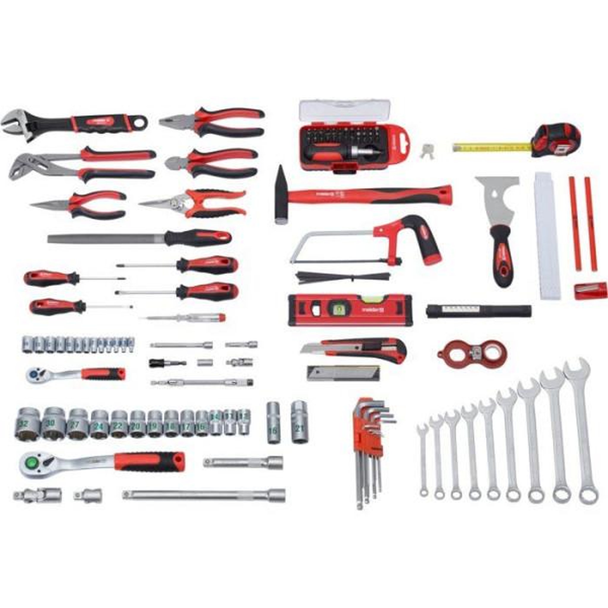 Voir la diapositive 3 : MEISTER Coffret a outils 131 pieces - meister - alu