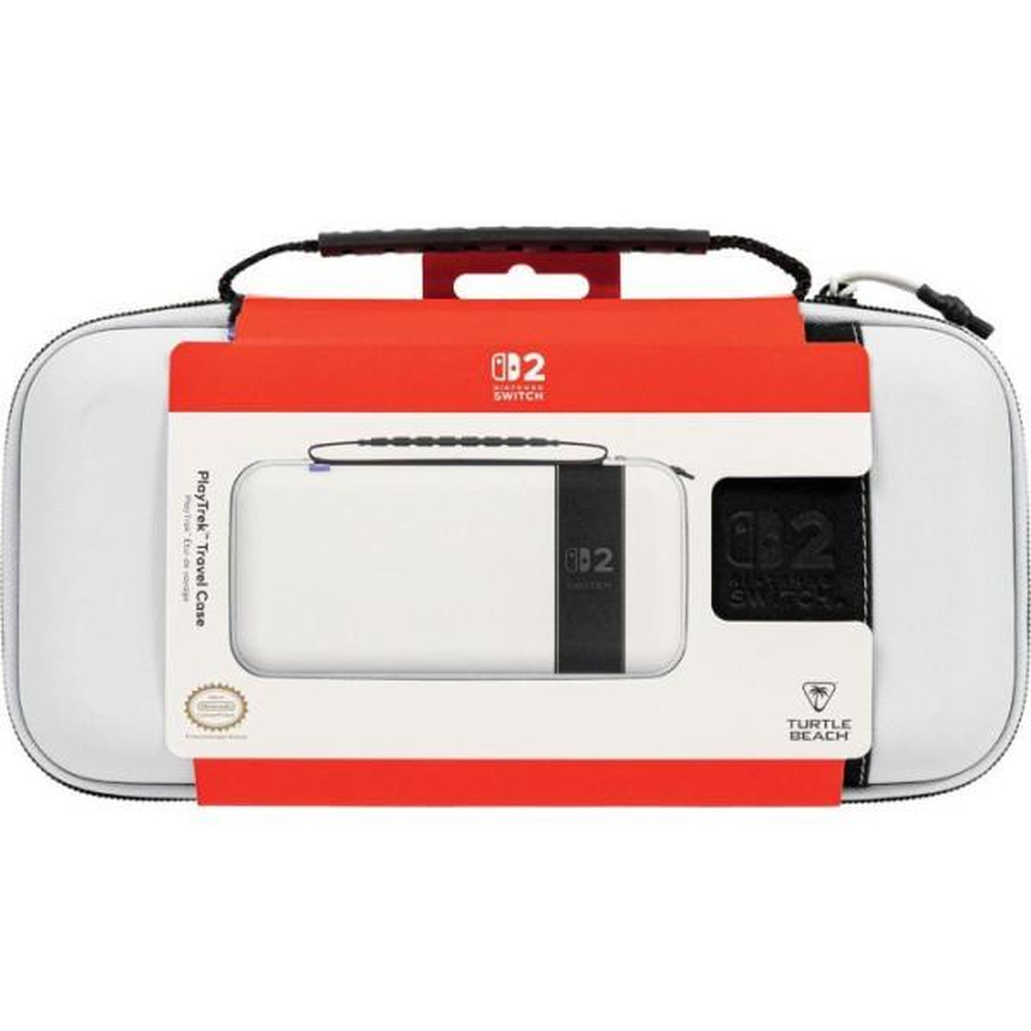 Turtle Beach Etui de voyage -TURTLE BEACH - PlayTrek - Pour Nintendo Switch 2 - Blanc brillant