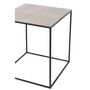 Voir la diapositive 4 : Paris Prix Lot de 2 Tables Gigognes  Haus  55cm Argent & Noir