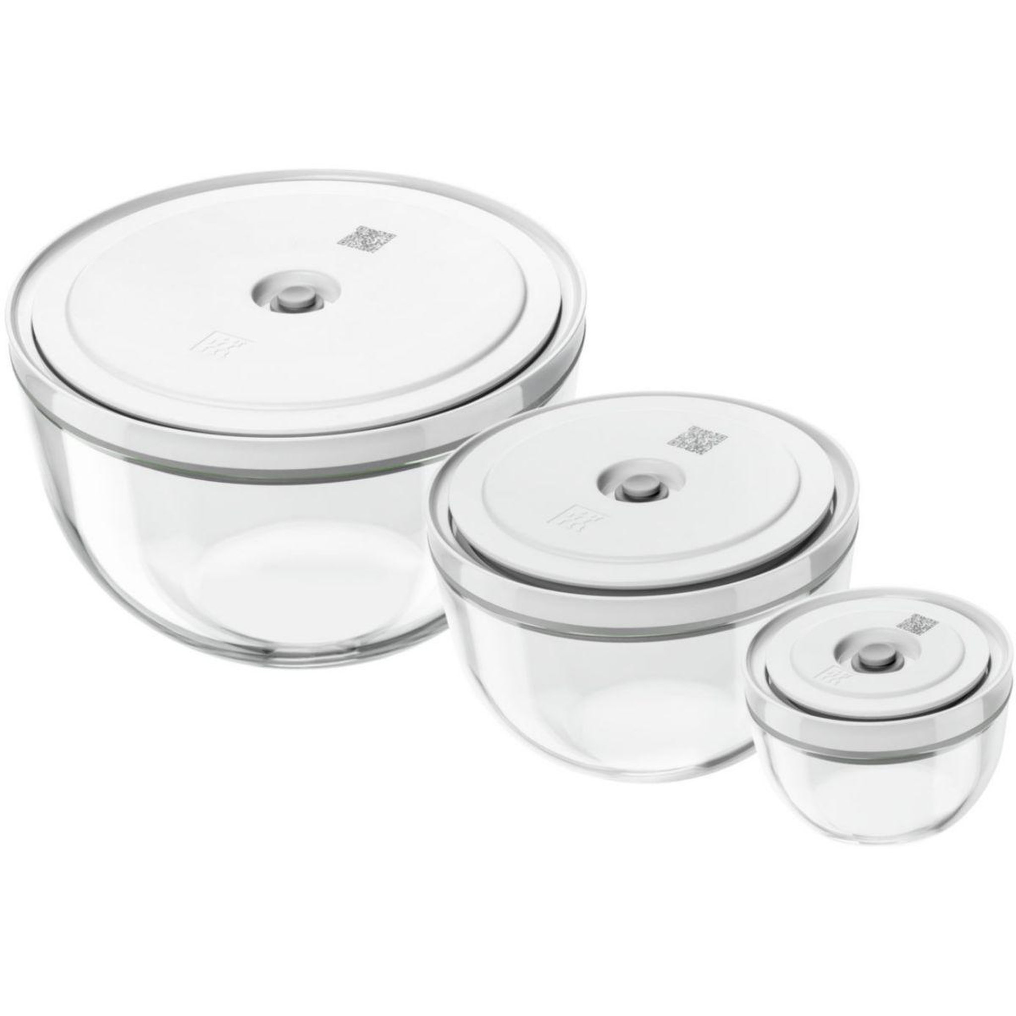 ZWILLING Boîte hermétique 3 bols en verre avec couvercle s-m-l