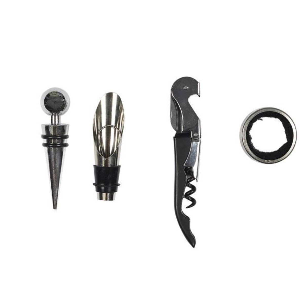 Paris Prix Coffret de Vin 4 Pièces  Jeu d'échecs  16cm Marron