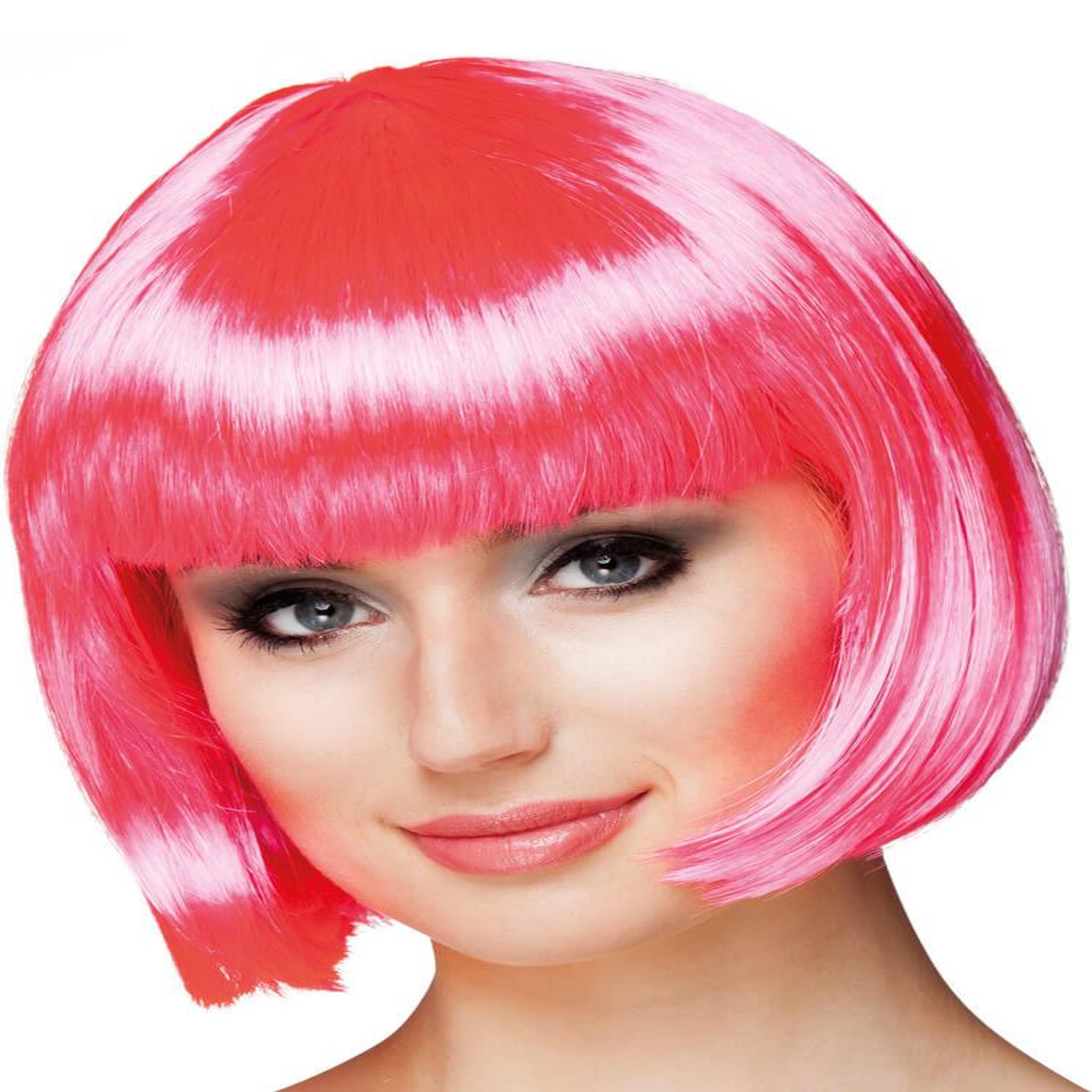 Boland Perruque Cabaret rose Fluo