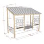 Voir la diapositive 4 : Paris Prix Lit Cabane Enfant  Housebed IV  90x200cm Blanc