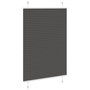 Voir la diapositive 3 : VIDAXL Store plisse noir 100x100 cm largeur du tissu 99,4 cm polyester