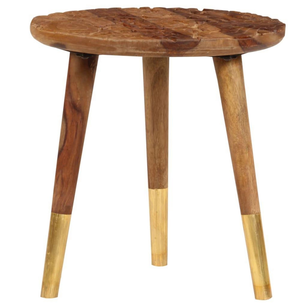 VIDAXL Tables basses 2 pcs Bois massif