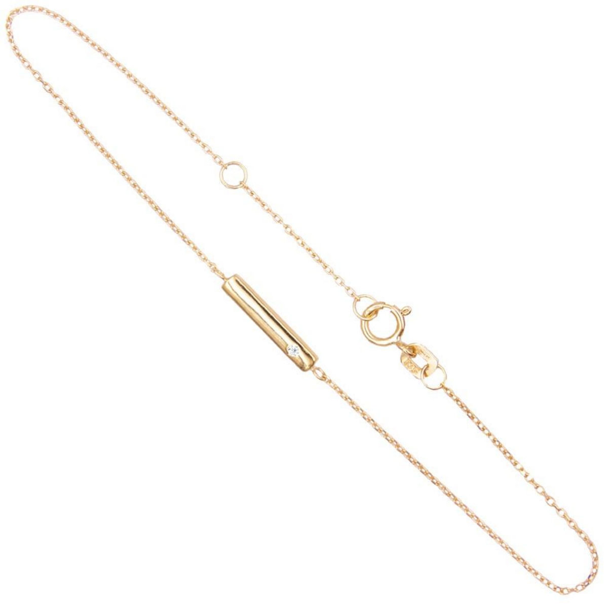 L'ATELIER D'AZUR Bracelet Or Jaune et Diamant - Barrette - Femme