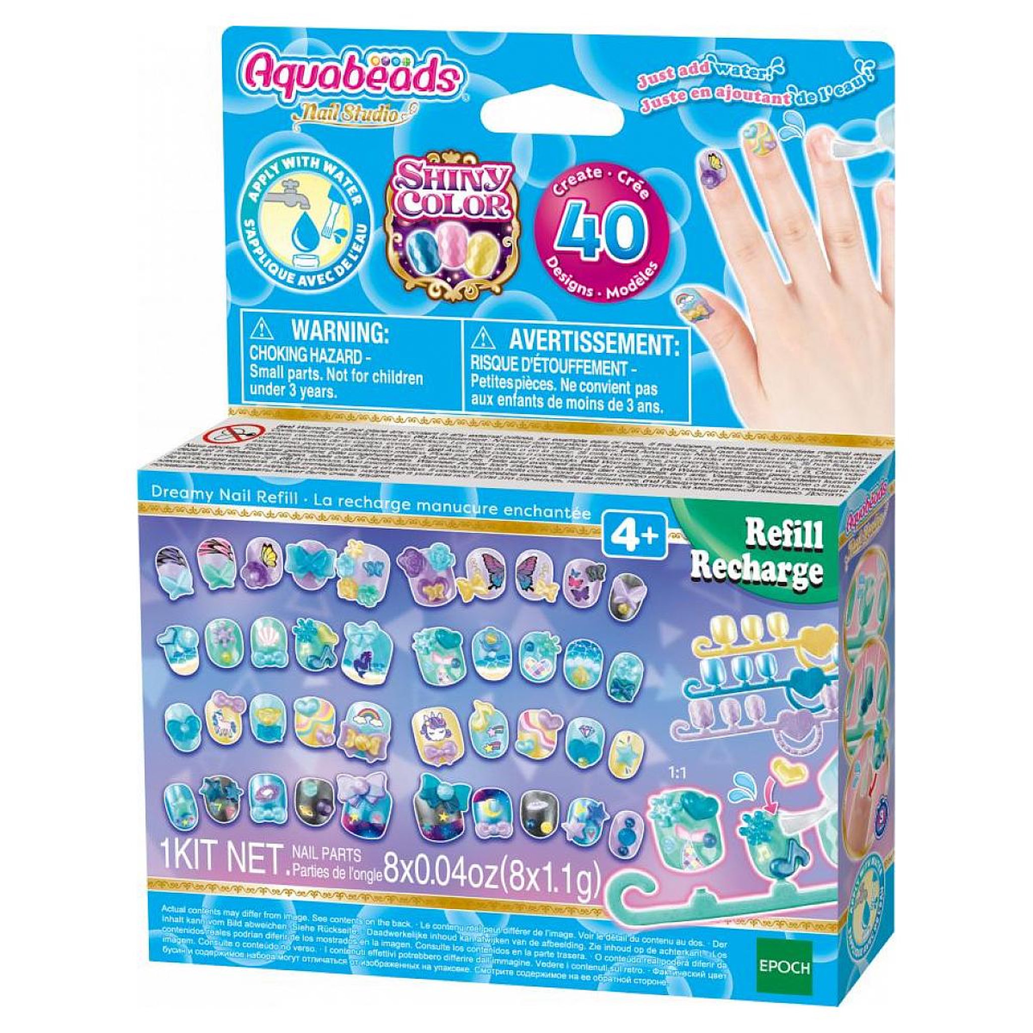 Aquabeads Recharge Magique Aquabeads pour Manucure Enchantée - 35009