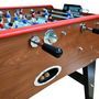 Voir la diapositive 5 : PLAY4FUN Baby-foot DELUXE type Bistrot - 151 x 77 x 91 cm - Table de Baby-foot avec barres téléscopiques et Balles Lièges Inclus