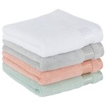ACTUEL Maxi drap de bain uni en coton qualité Zéro twist 450g/m² . Coloris disponibles : Gris, Vert, Rose, Blanc