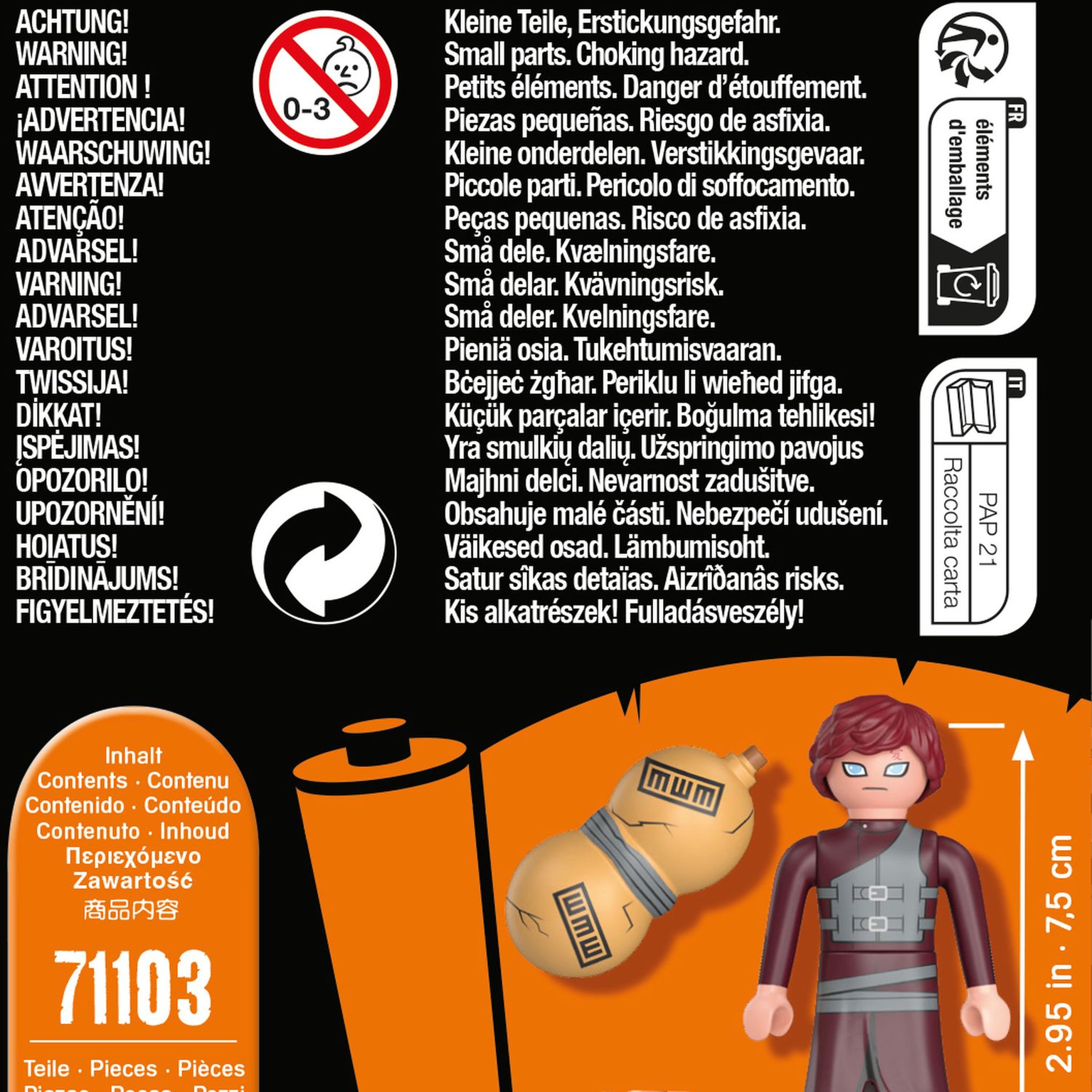 Voir la diapositive 4 : PLAYMOBIL 71103 Gaara
