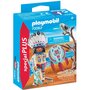 Voir la diapositive 1 : PLAYMOBIL  70062 Chef de Tribu Autochtone