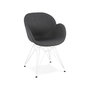 Voir la diapositive 1 : Paris Prix Fauteuil Design  Syndra  85cm Gris Foncé